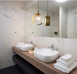 Luxury Beachfront Villa with Heated Infinity Pool near Trogir, Sleeps 8